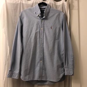 Ralph Lauren chambray button up - size M